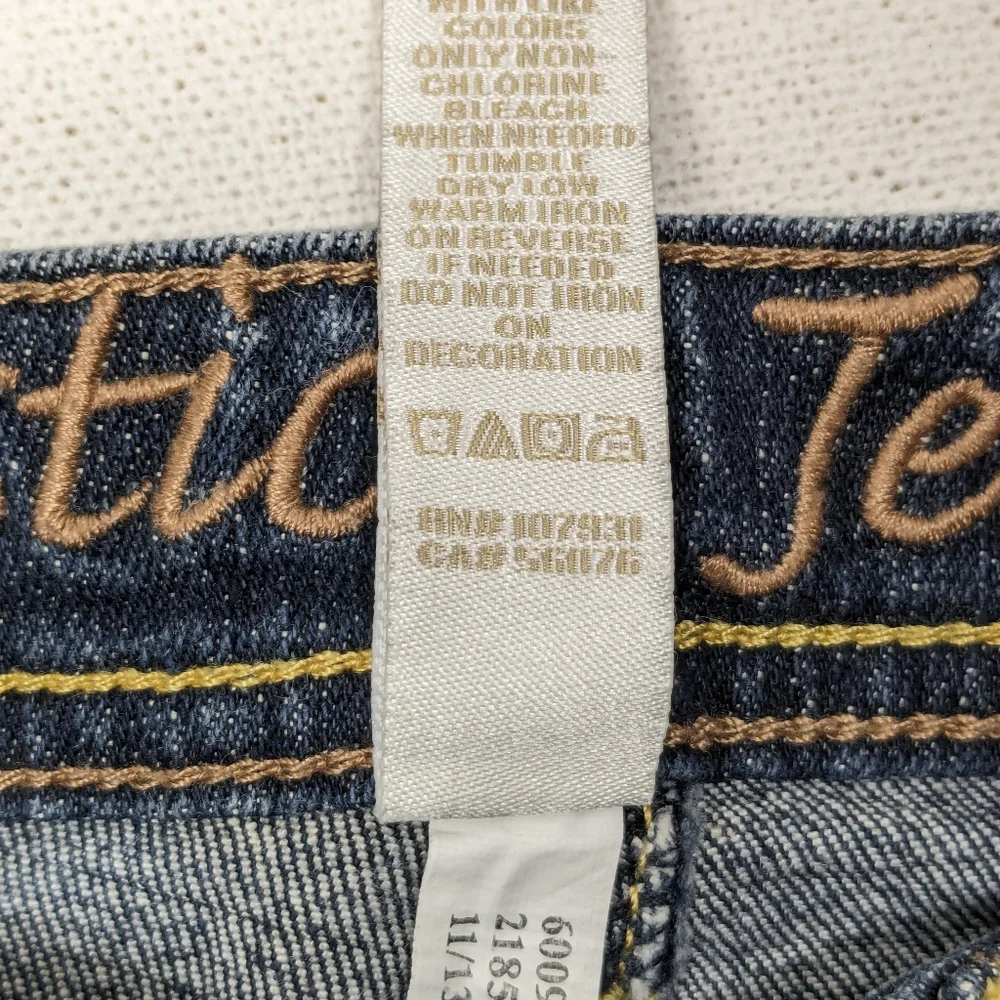 Justice Girls Denim Shorts size 10 small T-1
